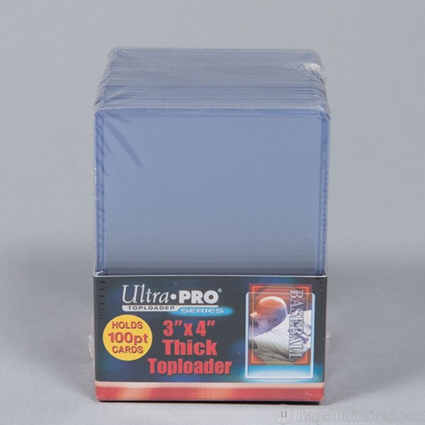Ultra-Pro Toploaders for 100 Pt. Tr